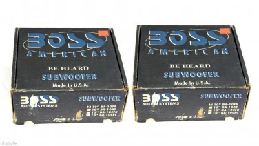 2x New BOSS BA-10FA 10" CAR SUBWOOFERS LOT Pair Set 400 MAX WATTS 4 ohms USA