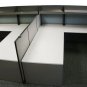 TWO PRIVATE HERMAN-MILLER OFFICE CUBICLES STATION  Dimension: 8' x 8' #64E