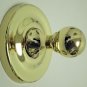 NEW ROBE HOOK, Wall Hook, Hangers.  POLISHED BRASS / CHROME FINISH