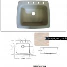 Kindred Kitchen Sink Composite Granite Construction Champagne SC2225/90/4 Hole