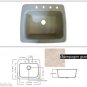 Kindred Kitchen Sink Composite Granite Construction Champagne SC2225/90/4 Hole