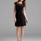 NWT Marc New York Cassie Tie Belt Dress Black Size 6