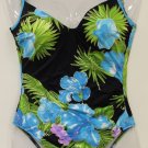 Amarea Beachwear One-piece Swimsuit Padded  Bra Size 44/M Made in Italy