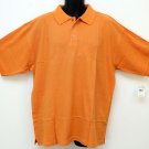 New BERT PULITZER Mens Stylish Polo Short Sleeve Shirt in ORANGE Color, Sz. XL