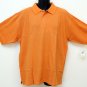 New BERT PULITZER Mens Stylish Polo Short Sleeve Shirt in ORANGE Color, Sz. XL