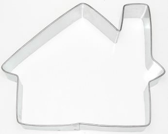 Cabin-House Cookie Cutter 4"