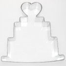 Wedding Cake Cookie Cutter 4"