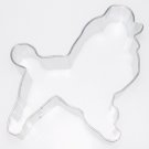 Poodle Dog Cookie Cutter 3"