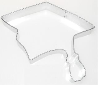 Graduation Cap Cookie Cutter 3.5"