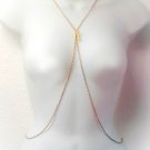 Golden Gun Body Harness Necklace for Women by Eluxe Jewelry