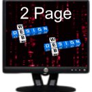 Two page website design