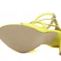Stalker Item Sexy Charming Pure Color Open Toe One-buckle Belt Thin Heel Sandals(US3)