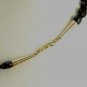 Graduated Genuine Sapphire Bead Single Strand Necklace