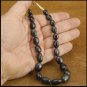 Graduated Genuine Sapphire Bead Single Strand Necklace