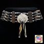 Indian Concho Bone Choker Authentic Navajo Necklace