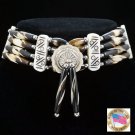 Buffalo Carved Bone Choker Navajo Made