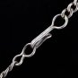 Vintage Turquoise Heavy Silver Link Necklace by Chief Shatka Bear Step