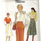 Misses’ Vogue 7444 Very Easy Skirt Patterns 3 types of skirts, size 10