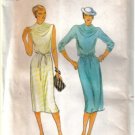 Misses’ Butterick 6904 Vintage Dress Pattern For Moderate Stretch Knits  Size 8