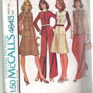 McCall’s Misses’ Unlined Jacket, Vest, Skirt and Pants Size 10 Pattern Uncut