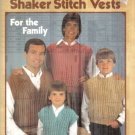 Shaker Stitch Vests to Knit for the Whole Family