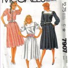 Misses’ Pullover Dress  Size 12 Uncut McCall’s  7907