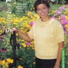 Summer Lace Tee Knitting Pattern Small, Medium, Large and Extra Large