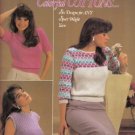 6 Colorful Cotton Tops to Knit Patterns Bust Sizes 32" - 40"