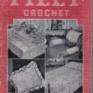 Vintage Filet Crochet Booklet by Clark's No. 193