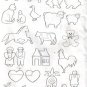 Simplicity pattern 9078 - 24 appliques - uncut