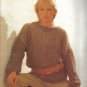 2 Pullover Sweaters Knitting Pattern Medium & Large