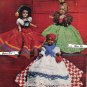 Dolls of the Amerias Crochet Patterns  Clark's Book no. 284 - 1952