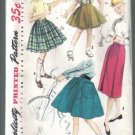 Simplicity Vintage Girls' Set of Skirts Pattern Size 8 # 1783
