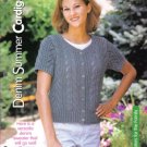 Denim Summer Cardigan Knitting Pattern  Small, Medium, Large