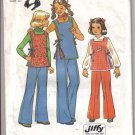 Simplicity Girls Jiffy Pants and Reversible Tunic Pattern size 10  - Uncut no. 7691