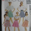 McCall's Misses'  Gored Skirt Pattern Size 6 Uncut no 5946
