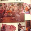 Gardening Craft Pattern Apron, Pillow Cover, Chair Cover Simplicity 8523 Uncut