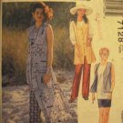 McCall's   Misses' Size 16, 18, 20 Skirt , vest, tunic, pants Pattern Uncut 7128