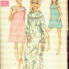 Simplicity 7910 Vintage Misses' Nightgown and Bloomers Pattern Uncut size Lg 16-18