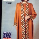 See and Sew Coat & Dress Pattern  Size 6, 8, 10  Uncut No. 4132