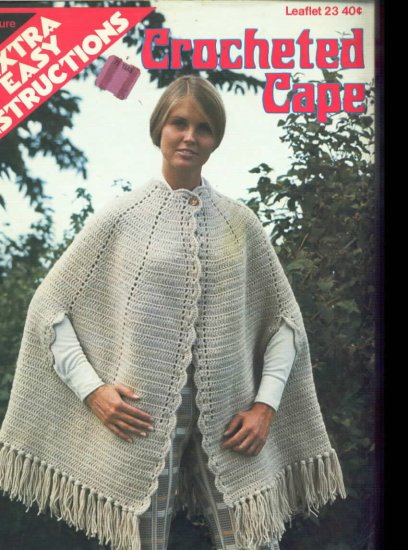 Crocheted Cape Instructions