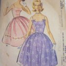 McCall's 5869 60's Shoulder Strap Dress w/ 4 Gore Skirt Sz 15