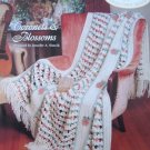 Coronets & Blossoms Afghan Crochet Pattern Needlecraft Collectors Card