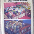 Simplicity 5950 Sewing Pattern Puff Quilt-Coverlet Twin or Full & Pillows uncut