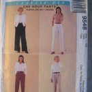 McCall's Misses' One Hour Pants Palmer/Pletsch Sewing Pattern no.9548 Size 10 Uncut