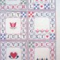Folk Art Months Cross Stitch Patterns Designs