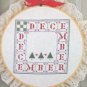 Folk Art Months Cross Stitch Patterns Designs
