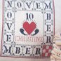 Folk Art Months Cross Stitch Patterns Designs