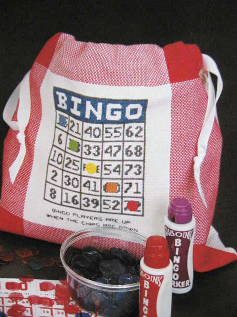 Bingo Cross Stitch Designs Patterns plus Instructions for take along ...