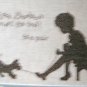 Bright Shadows Children in Silhouette Cross Stitch Designs  Patterns